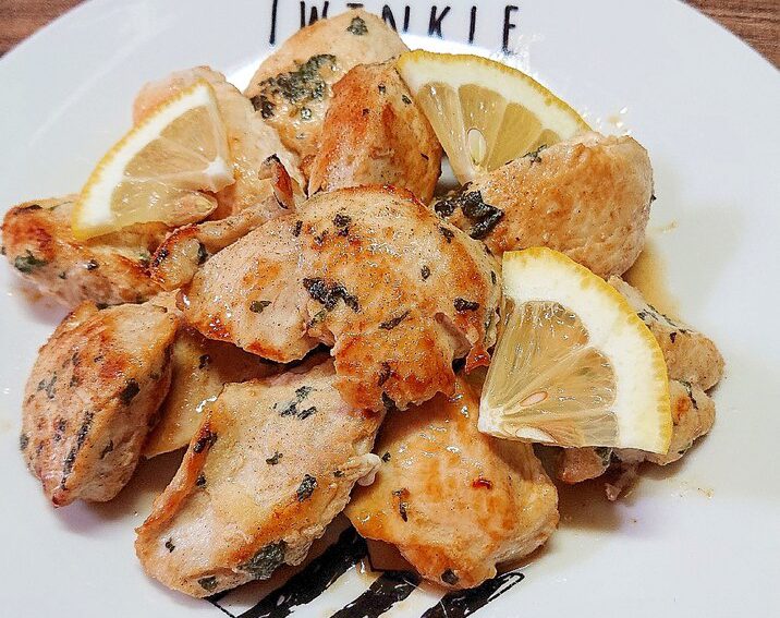 鶏むね肉のレモンバジル