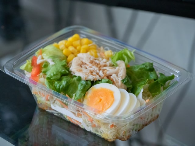 低糖質なサラダ