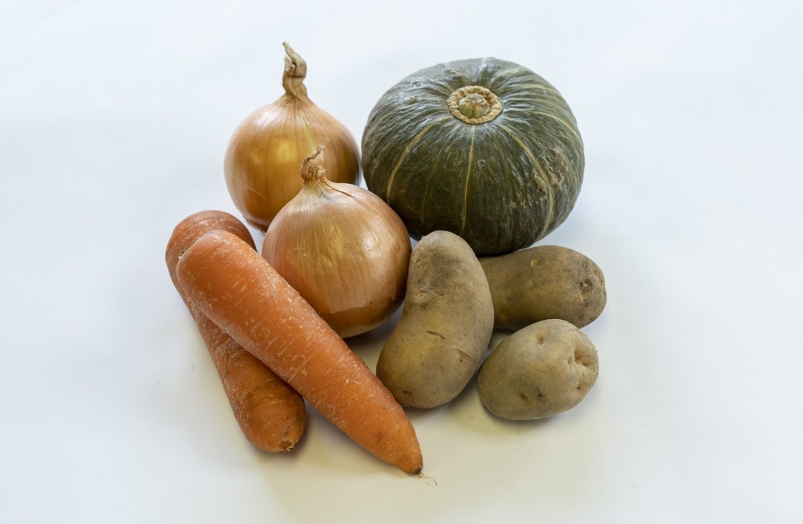 かぼちゃや玉ねぎ