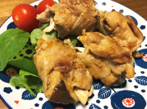 エリンギの豚巻き生姜焼き