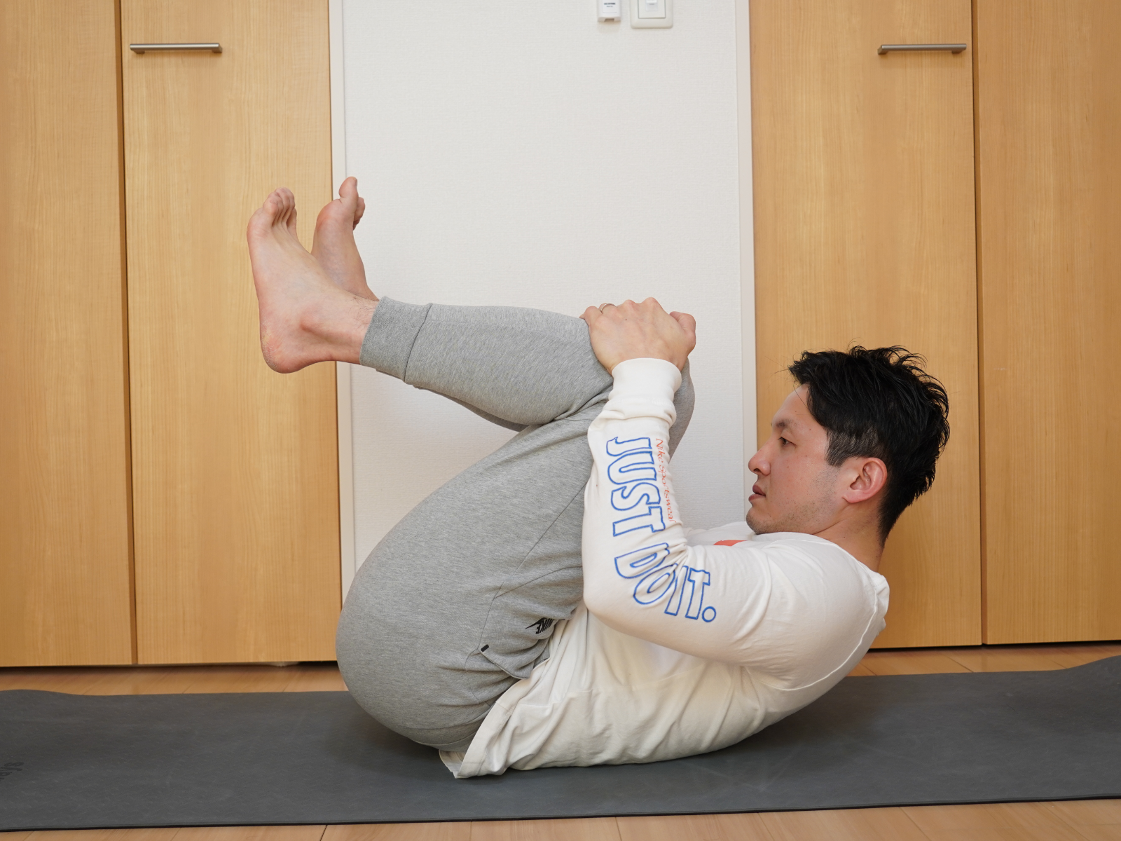 背筋のストレッチ