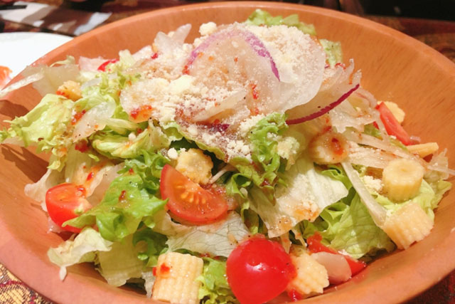 サラダにおからパウダー