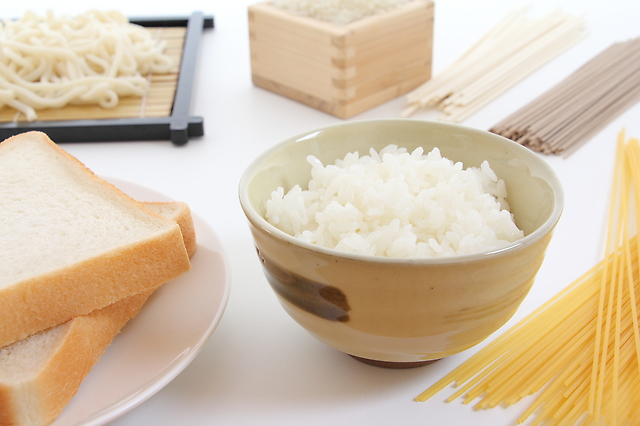 ごはん、パン、麺