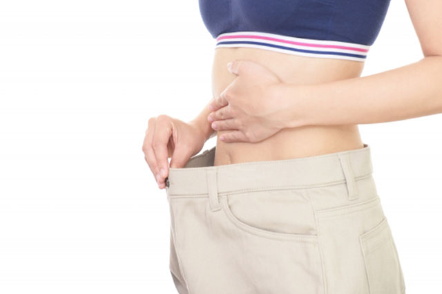 ダイエット成功の女性