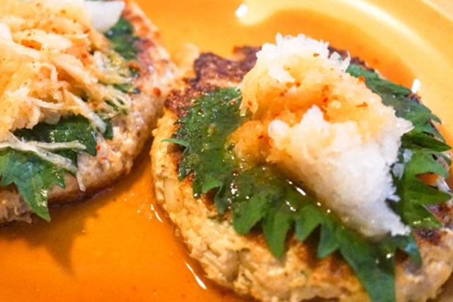 おから入り和風ハンバーグ