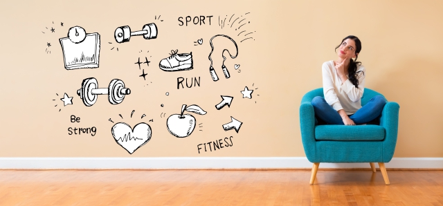 運動で悩む女性