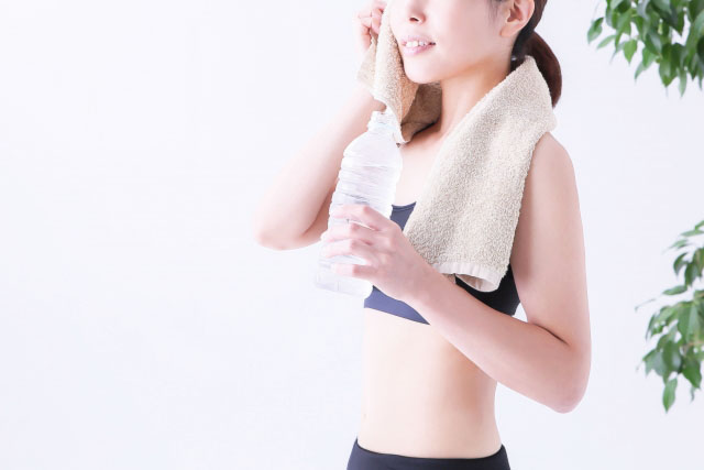 ジムに通う女子大生