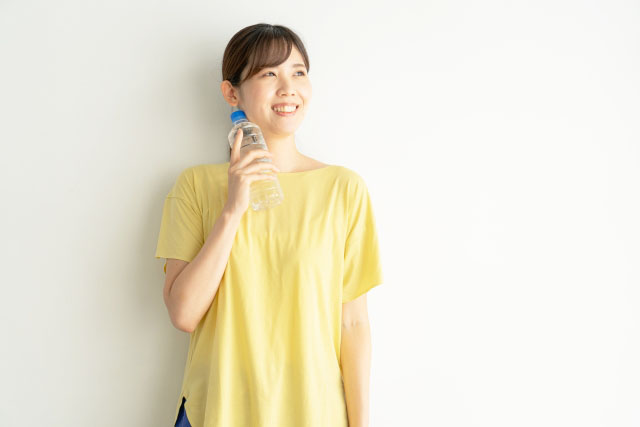 ジムにいる女性