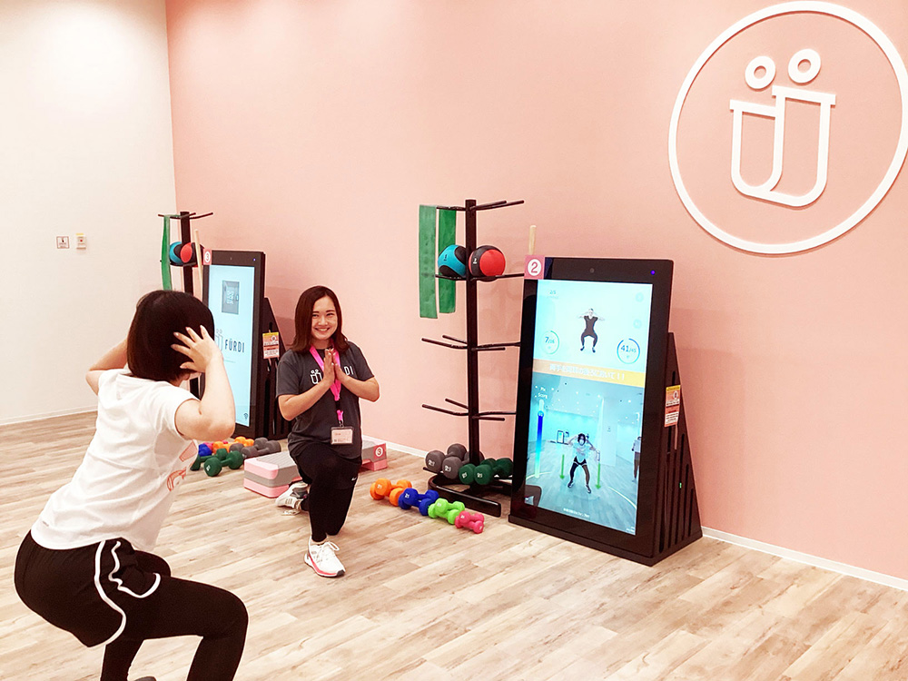 ファディー カラフルタウン岐阜のトレーニングエリア