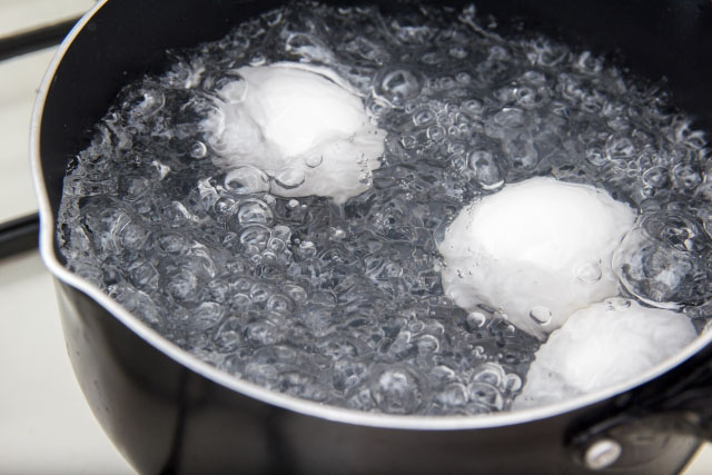 高タンパク質なゆで卵