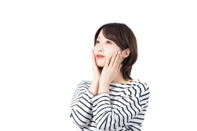 肌が気になる女性