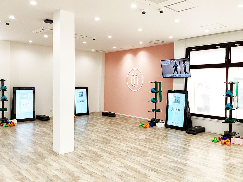 ファディー⽔沢のトレーニングエリア