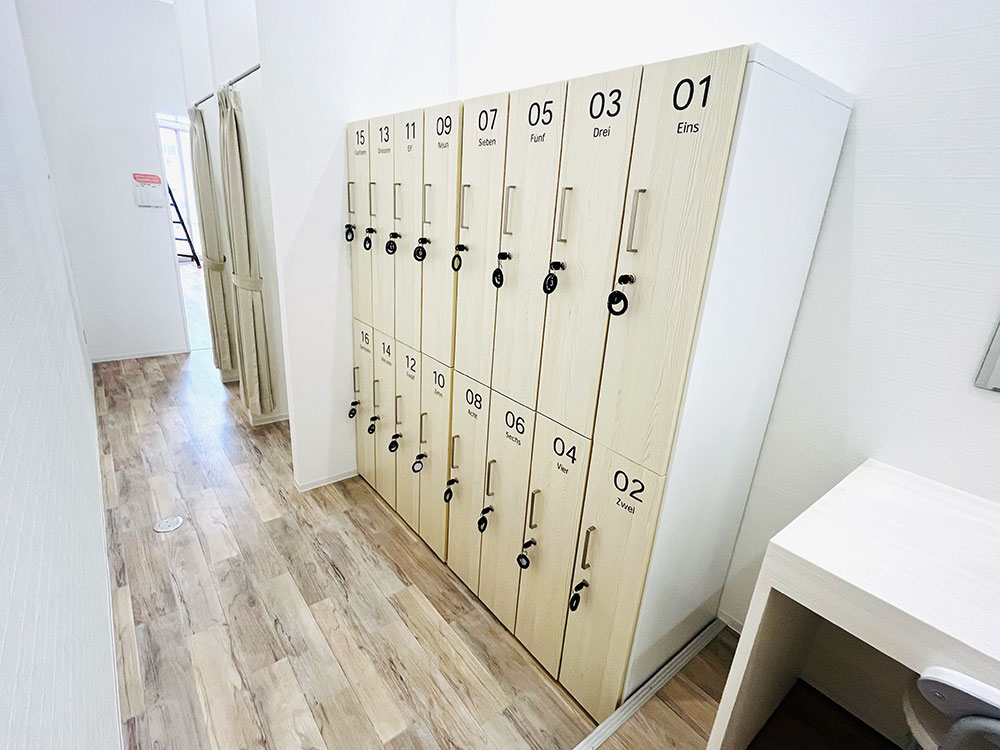 ファディー イオンモール日吉津のロッカー