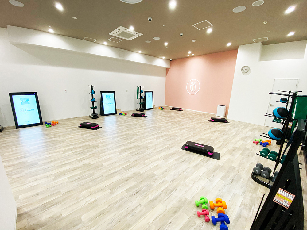 ファディーセブンパーク天美のトレーニングエリア